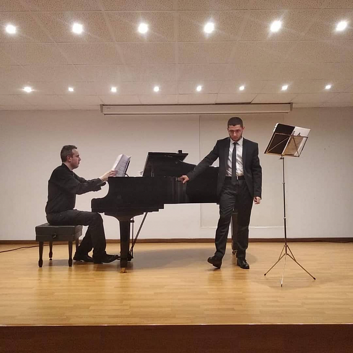 Concierto de alumnos en el Conservatorio de Mieres.