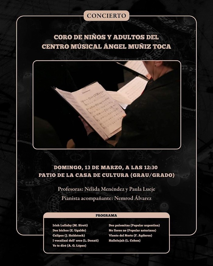 Concierto del Coro de niños y adultos del Centro Musical